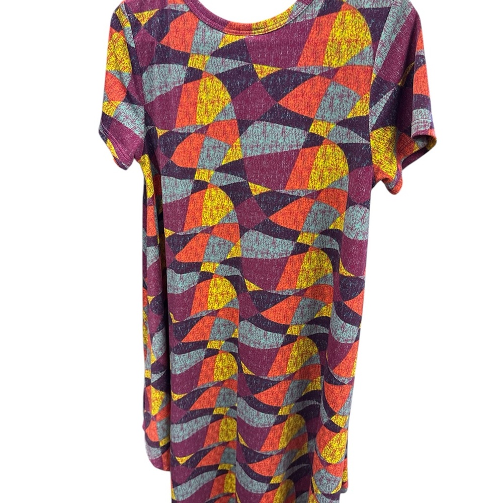 LuLaRoe Multicolor Geometric Dress - Picture 2 of 4